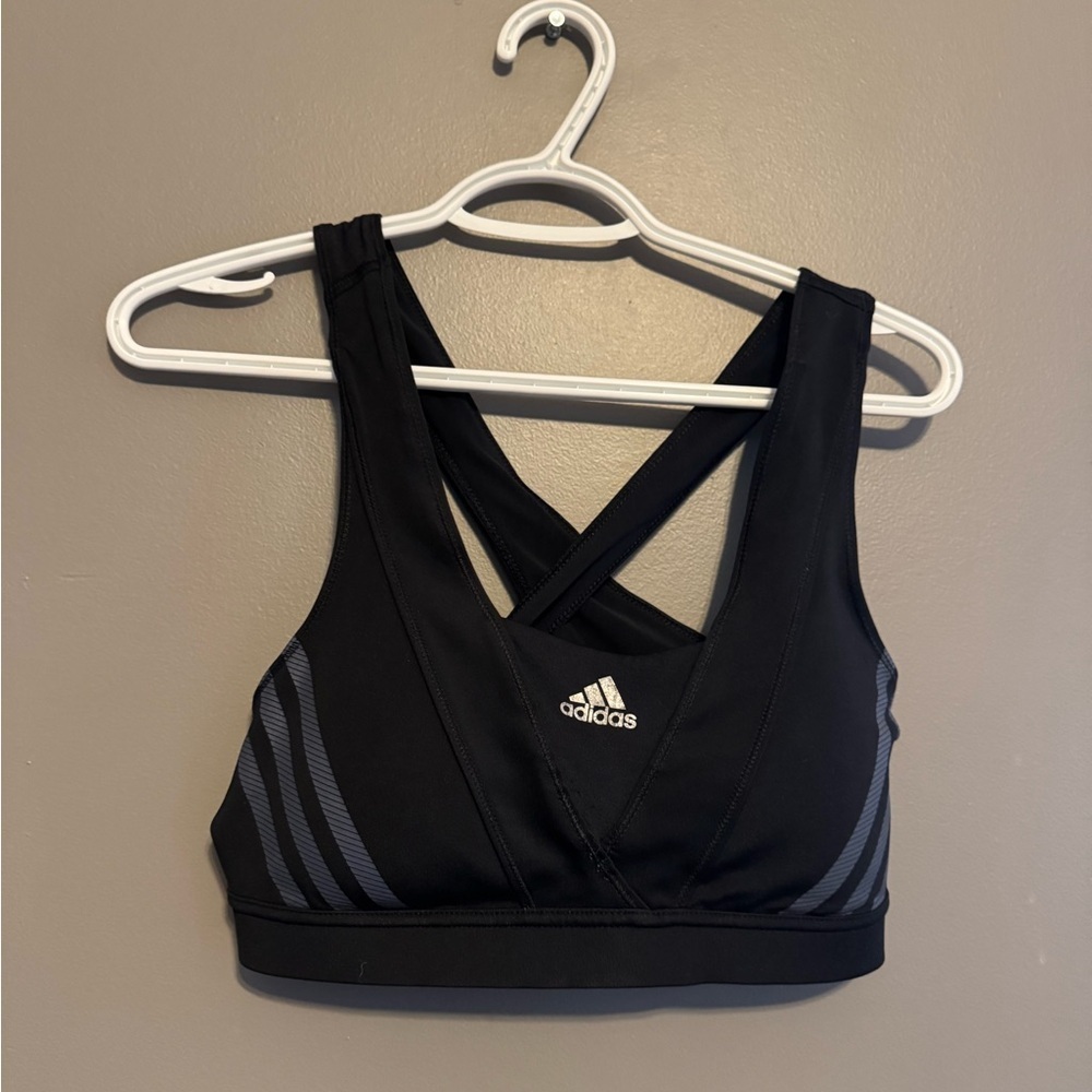 Adidas Women's Black  Sports Bra